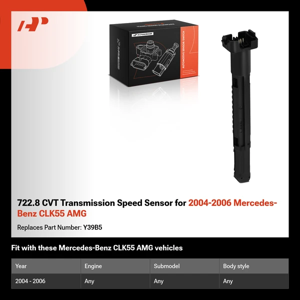 722.8 CVT Transmission Speed Sensor for 2004-2006 Mercedes-Benz CLK55 AMG