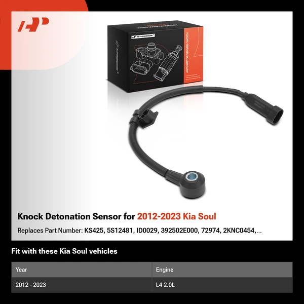 Knock Detonation Sensor for 2012-2023 Kia Soul