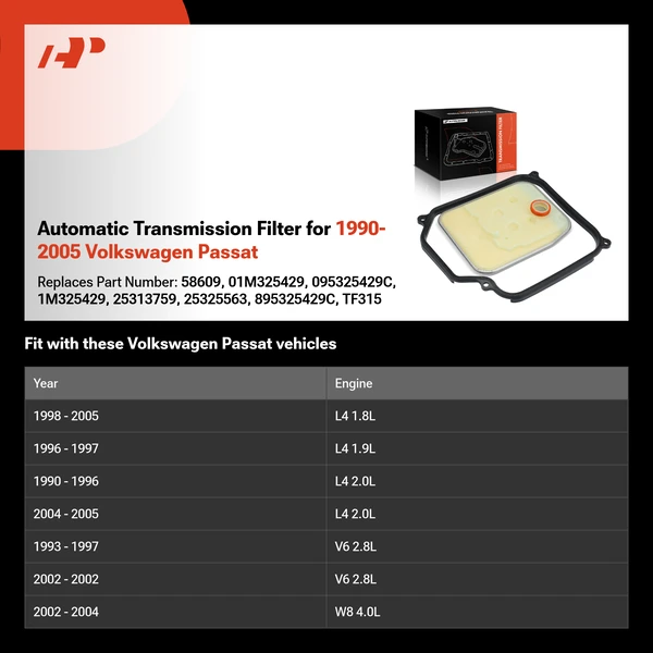 Automatic Transmission Filter for 1990-2005 Volkswagen Passat