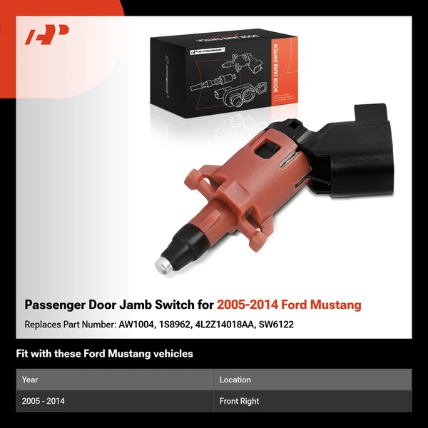 Passenger Door Jamb Switch for 2005-2014 Ford Mustang