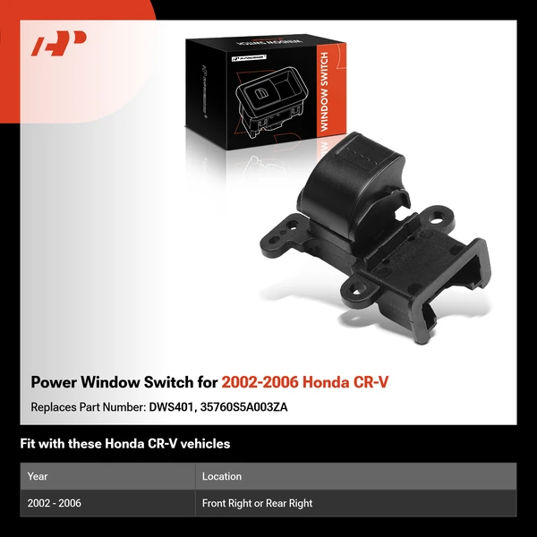 Power Window Switch for 2002-2006 Honda CR-V