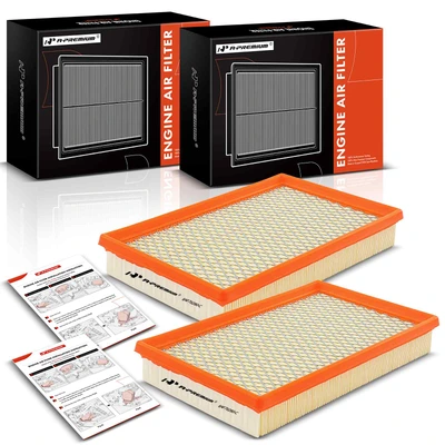 2 Pcs Engine Air Filter