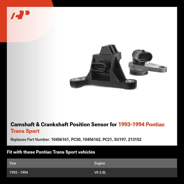 Camshaft & Crankshaft Position Sensor for 1993-1994 Pontiac Trans Sport