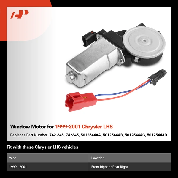 Window Motor for 1999-2001 Chrysler LHS