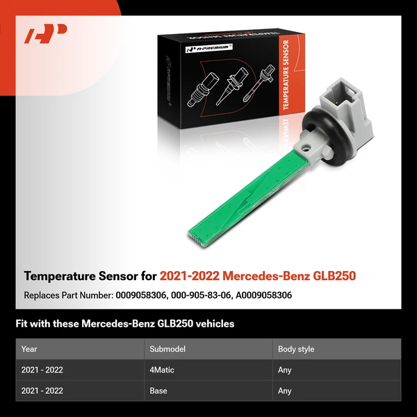 Temperature Sensor for 2021-2022 Mercedes-Benz GLB250