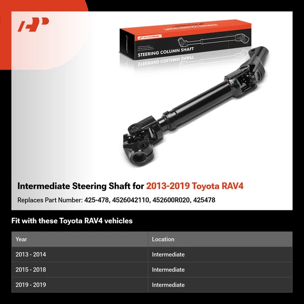 Intermediate Steering Shaft for 2013-2019 Toyota RAV4