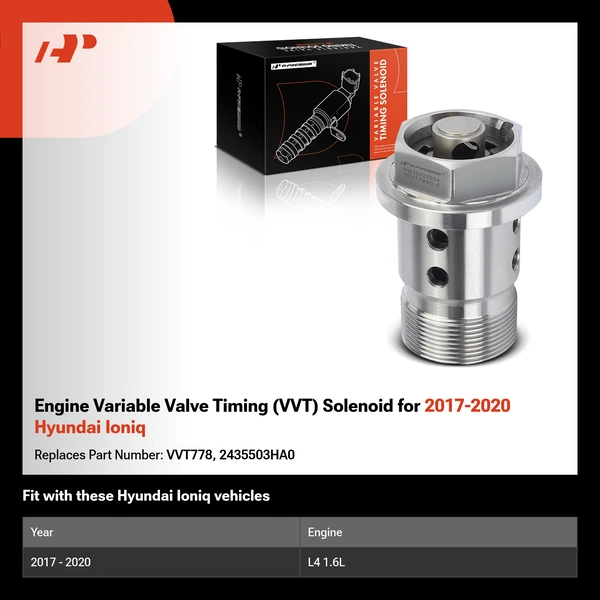Engine Variable Valve Timing (VVT) Solenoid for 2017-2020 Hyundai Ioniq