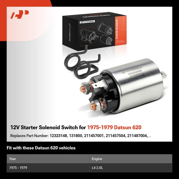 12V Starter Solenoid Switch for 1975-1979 Datsun 620