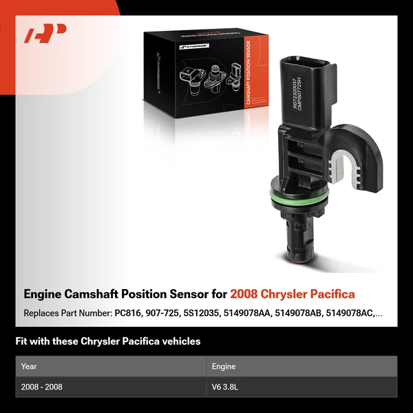Engine Camshaft Position Sensor for 2008 Chrysler Pacifica