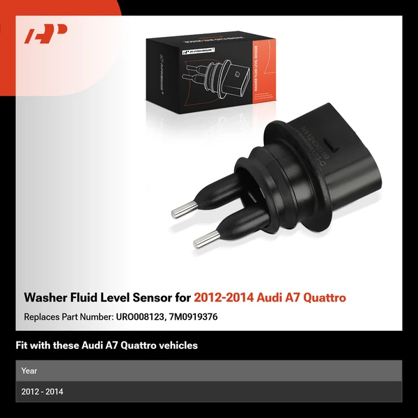 Washer Fluid Level Sensor for 2012-2014 Audi A7 Quattro