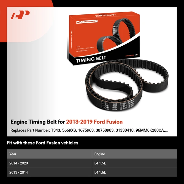 Engine Timing Belt for 2013-2019 Ford Fusion