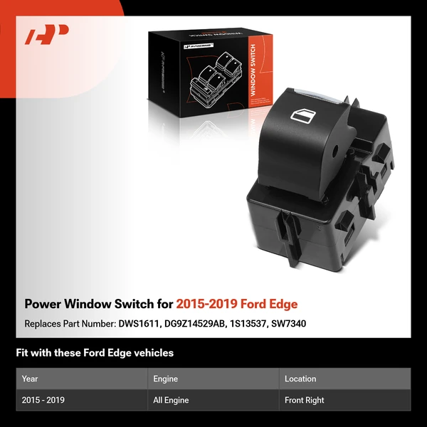 Power Window Switch for 2015-2019 Ford Edge