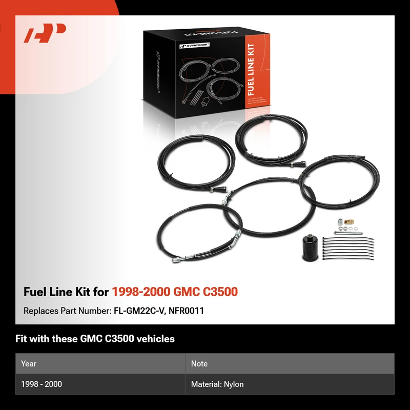 Fuel Line Kit for 1998-2000 GMC C3500