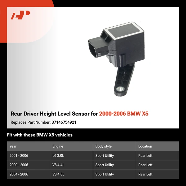 Rear Driver Height Level Sensor for 2000-2006 BMW X5