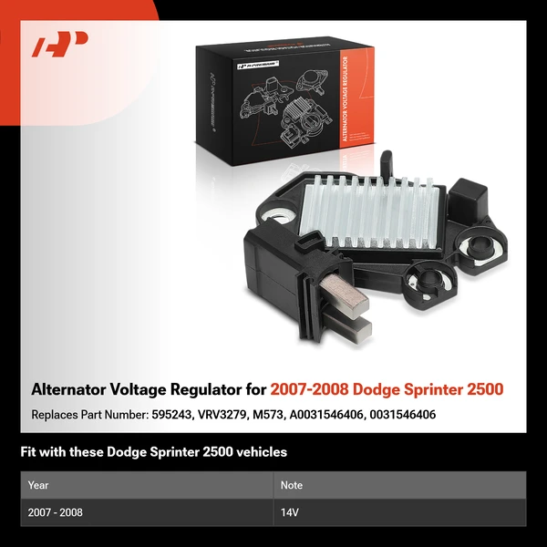 Alternator Voltage Regulator for 2007-2008 Dodge Sprinter 2500