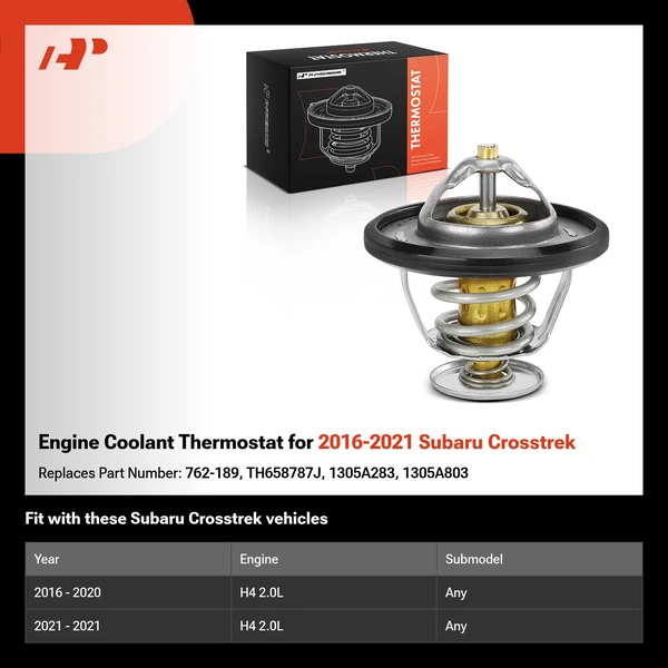 Engine Coolant Thermostat for 2016-2021 Subaru Crosstrek