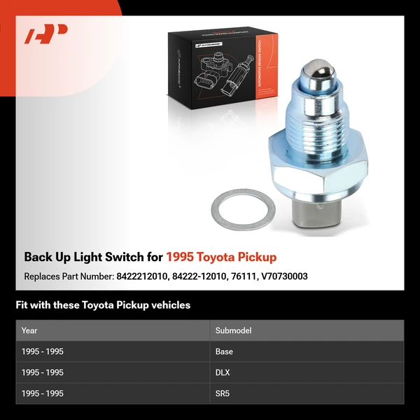 Back Up Light Switch for 1995 Toyota Pickup