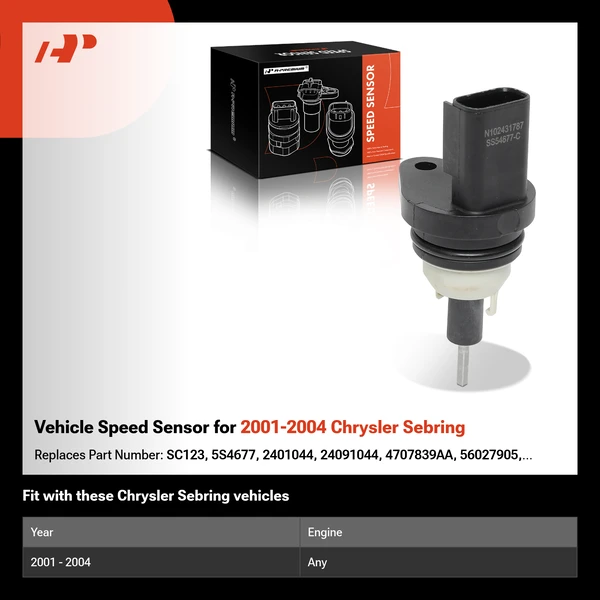 Vehicle Speed Sensor for 2001-2004 Chrysler Sebring