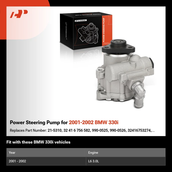 Power Steering Pump for 2001-2002 BMW 330i