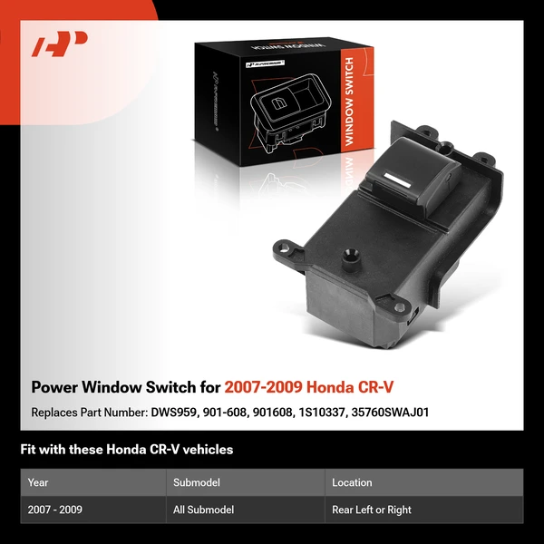 Power Window Switch for 2007-2009 Honda CR-V