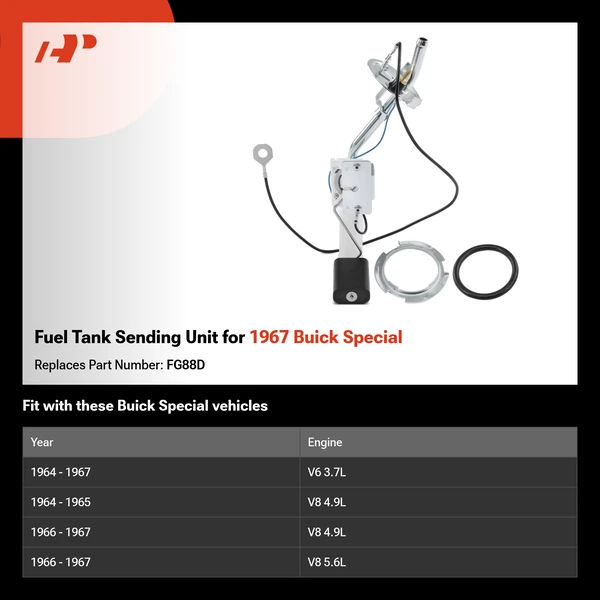 Fuel Tank Sending Unit for 1967 Buick Special