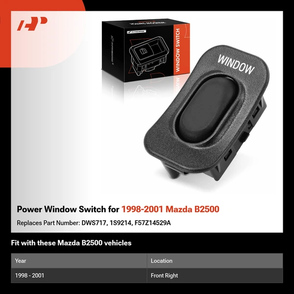 Power Window Switch for 1998-2001 Mazda B2500