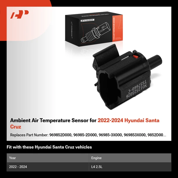 Ambient Air Temperature Sensor for 2022-2024 Hyundai Santa Cruz