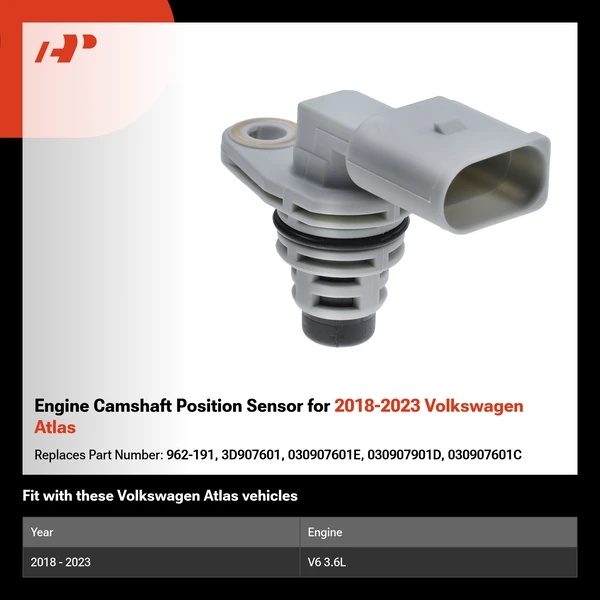 Engine Camshaft Position Sensor for 2018-2023 Volkswagen Atlas