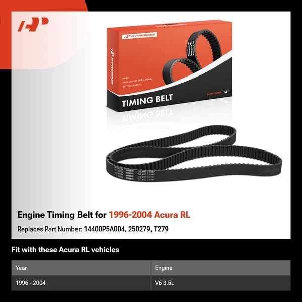 Engine Timing Belt for 1996-2004 Acura RL