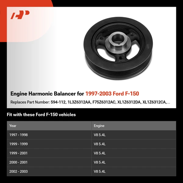 Engine Harmonic Balancer for 1997-2003 Ford F-150