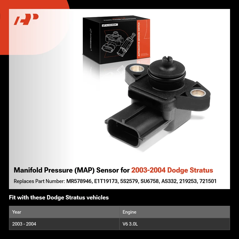 Manifold Pressure (MAP) Sensor for 2003-2004 Dodge Stratus