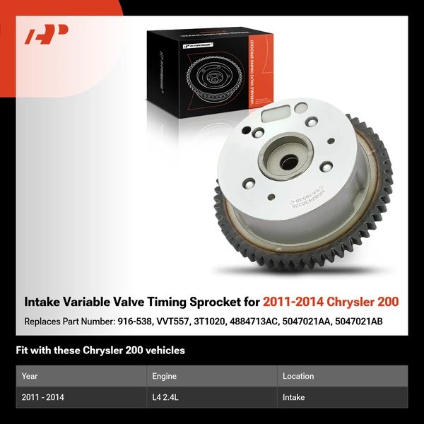 Intake Variable Valve Timing Sprocket for 2011-2014 Chrysler 200