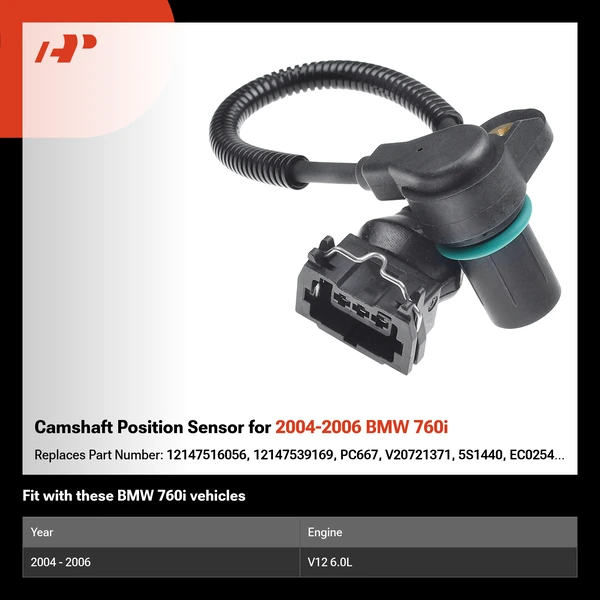 Camshaft Position Sensor for 2004-2006 BMW 760i