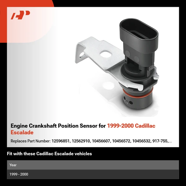 Engine Crankshaft Position Sensor for 1999-2000 Cadillac Escalade