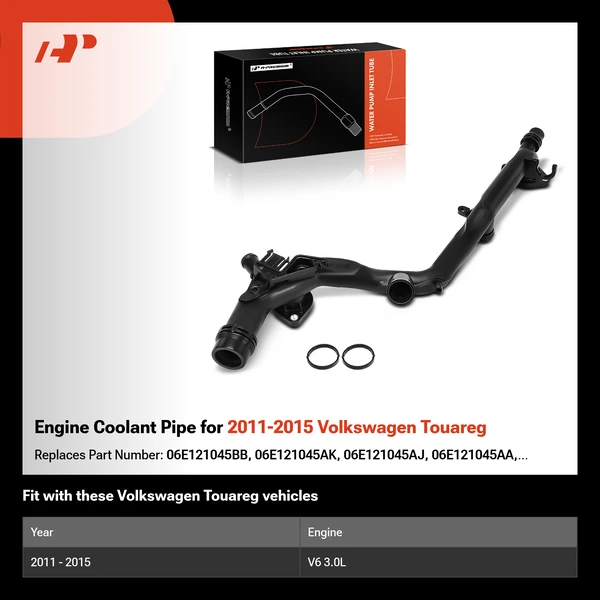 Engine Coolant Pipe for 2011-2015 Volkswagen Touareg