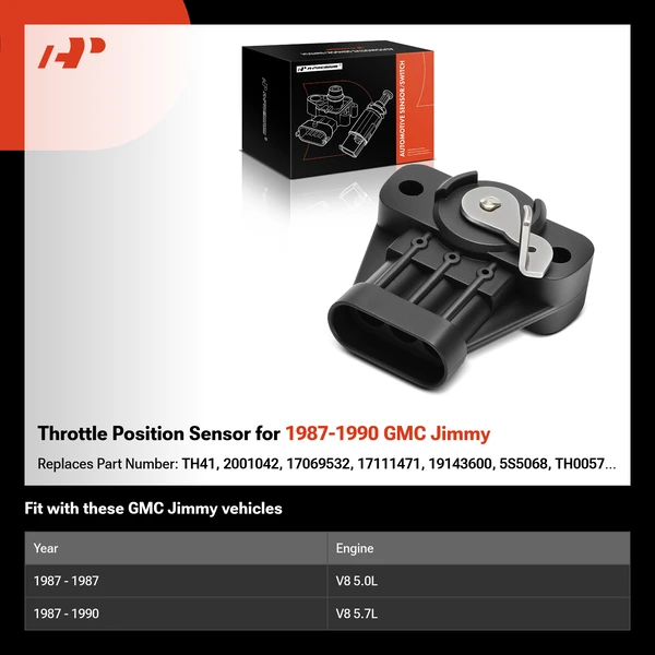 Throttle Position Sensor for 1987-1990 GMC Jimmy