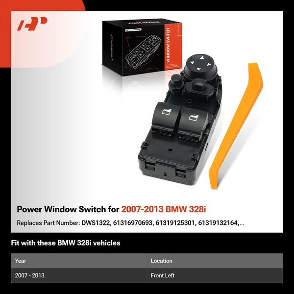Power Window Switch for 2007-2013 BMW 328i