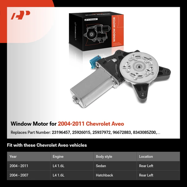 Window Motor for 2004-2011 Chevrolet Aveo