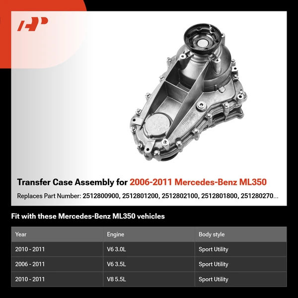 Transfer Case Assembly for 2006-2011 Mercedes-Benz ML350