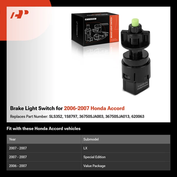 Brake Light Switch for 2006-2007 Honda Accord