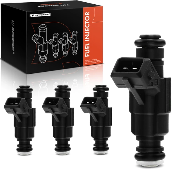 4-Pc Fuel Injector 2-Blade Terminal A-Premium APFI164