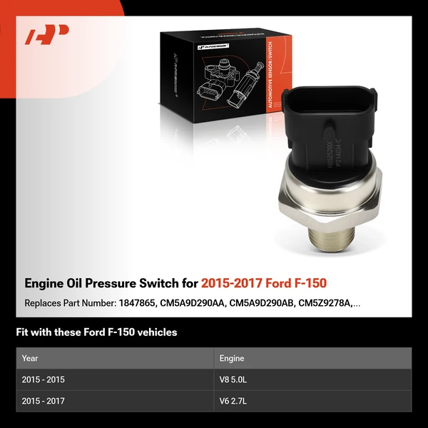 Engine Oil Pressure Switch for 2015-2017 Ford F-150