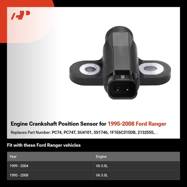 Engine Crankshaft Position Sensor for 1995-2008 Ford Ranger
