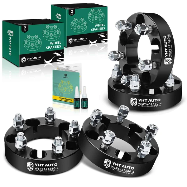 4 Pcs 1.25 inches Black 5x4.5 to 5x4.5 inches Wheel Spacers 0.5 Inches x 20 87.1mm for 1993-1998 Jeep Grand Cherokee