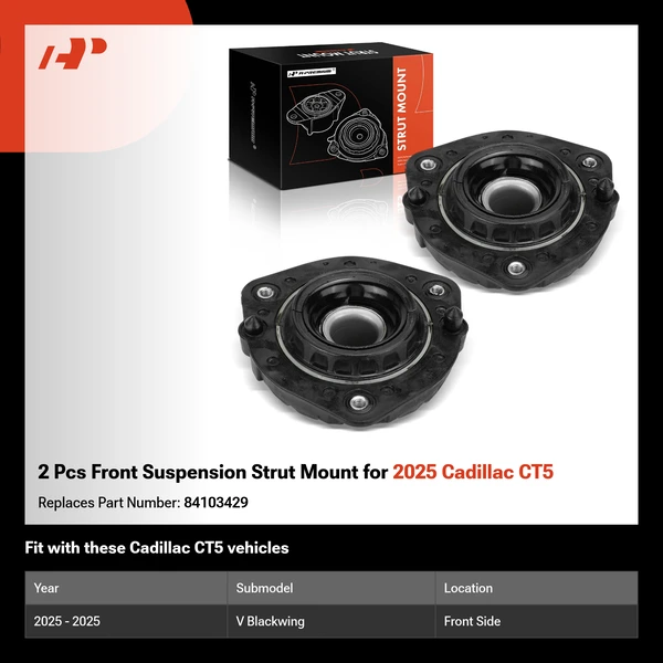 2 Pcs Front Suspension Strut Mount for 2025 Cadillac CT5