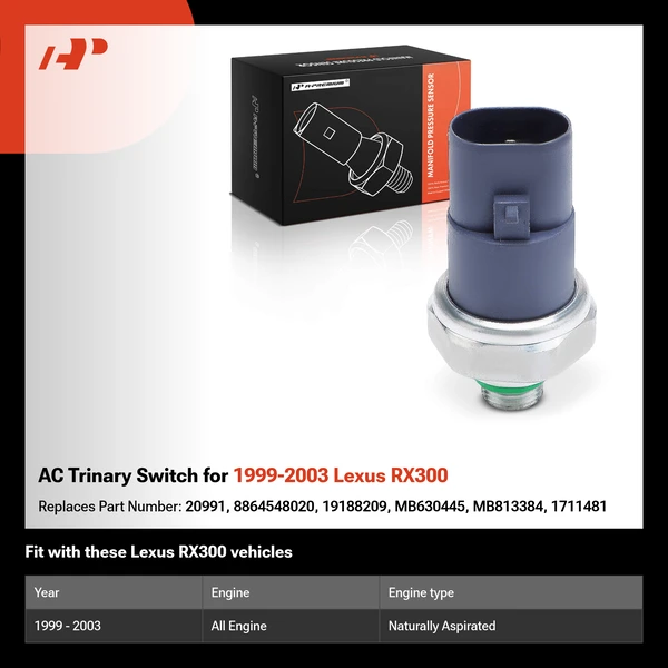 AC Trinary Switch for 1999-2003 Lexus RX300