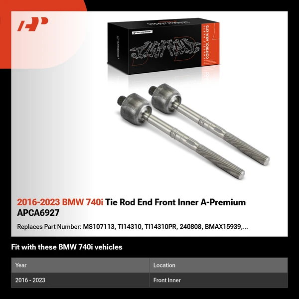 2016-2023 BMW 740i Tie Rod End Front Inner A-Premium APCA6927