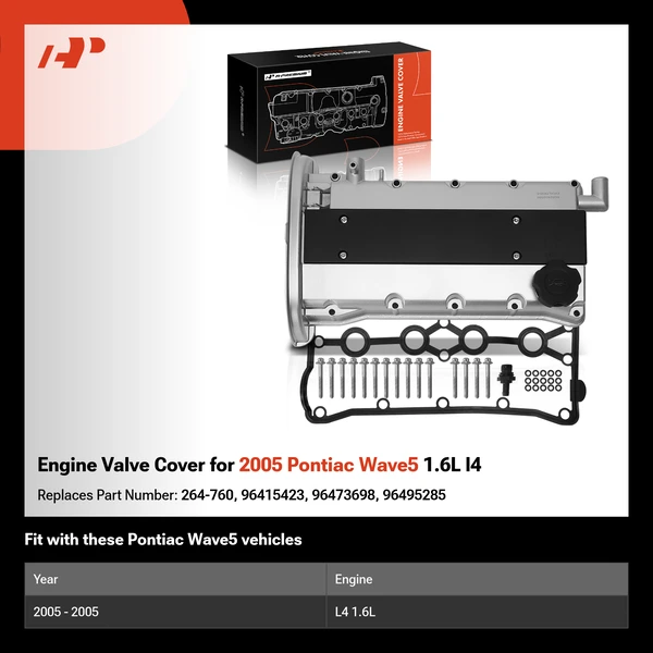 Engine Valve Cover for 2005 Pontiac Wave5 1.6L l4