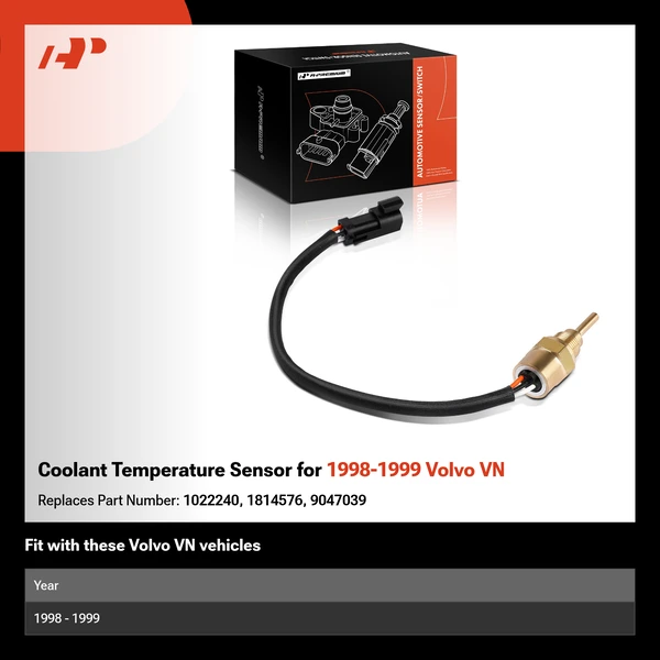 Coolant Temperature Sensor for 1998-1999 Volvo VN