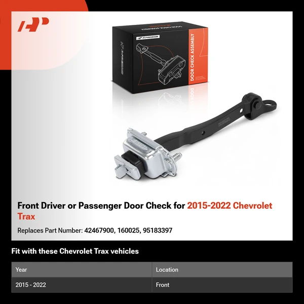 Front Driver or Passenger Door Check for 2015-2022 Chevrolet Trax
